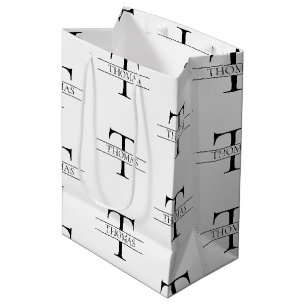 Elegant Personlig Monogram anpassat namn Mönster