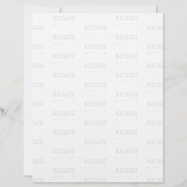 Elegant Personlig Namn  Brevhuvud (Framsida)