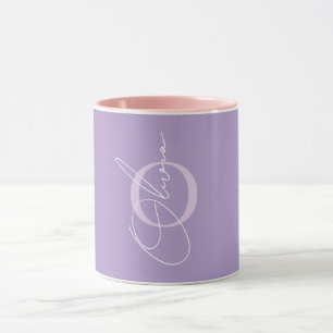 Elegant Personlig Namn Initialer Mugg