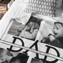 Elegant Personlig Pappa Photo Collage