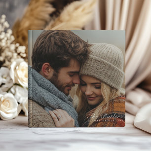 Elegant Personlig Photo Bröllop Gästböcker