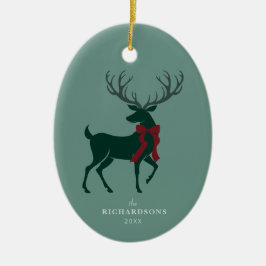 Elegant Personlig Photo Family-jul Julgransprydnad Keramik