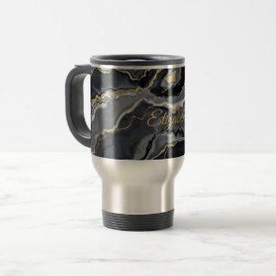 Elegant personlig resemugg i marmor Rostfri