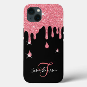 Elegant Personlig Rosa Sparkles