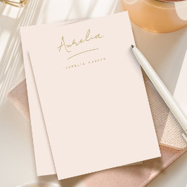 Elegant Personlig Stationery  Rosa Guld Anteckningskort