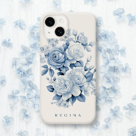 Elegant Personligen Pastel Blue Watercolor Ro