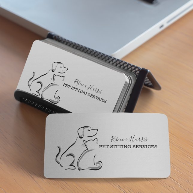 Elegant Pet Sitta Services Visitkort (Skapare uppladdad)