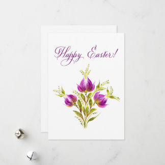 Elegant Petrykivka Påsk Card Julkort