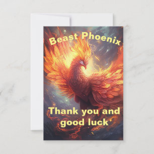 Elegant Phoenix - tackkort Tack Kort