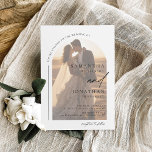 Elegant Photo Arch Bohemian Bröllop Inbjudningar<br><div class="desc">Inbjudan till elegant Photo Arch Bohemian Wedding</div>