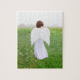 Elegant Photo Art Angel Pussel