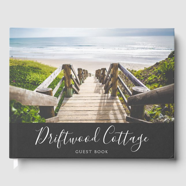 Elegant Photo Beach House Vacation Rental Gästböcker (Framsida)