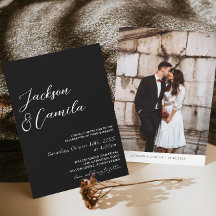 Elegant Photo Black Bröllop