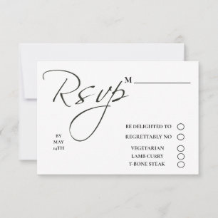 Elegant Photo Bröllop OSA Card Kort