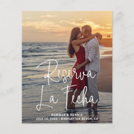 Elegant Photo Budget Spanska Bröllop spara datum