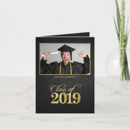 Elegant Photo Class of 2019 Studentfest Inbjudan