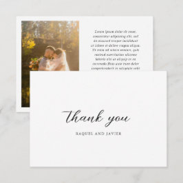 Elegant Photo Classic Wedding Tack Kort
