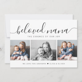 Elegant Photo Collage Beloved Nana Mors dag Kort