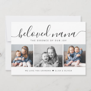 Elegant Photo Collage Beloved Nana Mors dag Kort
