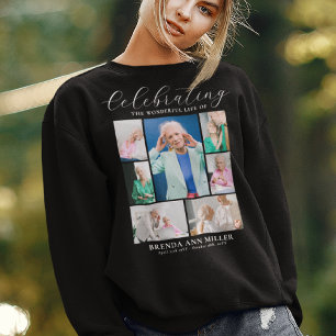 Elegant Photo Collage Memorial Funeral Tribute T-S T Shirt