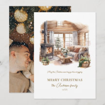 Elegant Photo Cozy Home-helgkort
