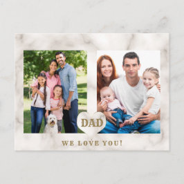 Elegant Photo Family Collage Fars dag Vykort