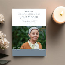 Elegant Photo Firande of LIfe-inbjudan