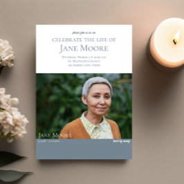 Elegant Photo Firande of LIfe-inbjudan Inbjudningar