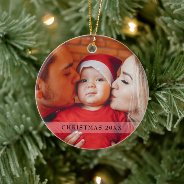 Elegant Photo First jul-skripttypografi Julgransprydnad Keramik (Träd)