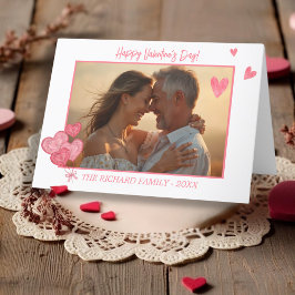 Elegant Photo in Romantic Tones Helgkort
