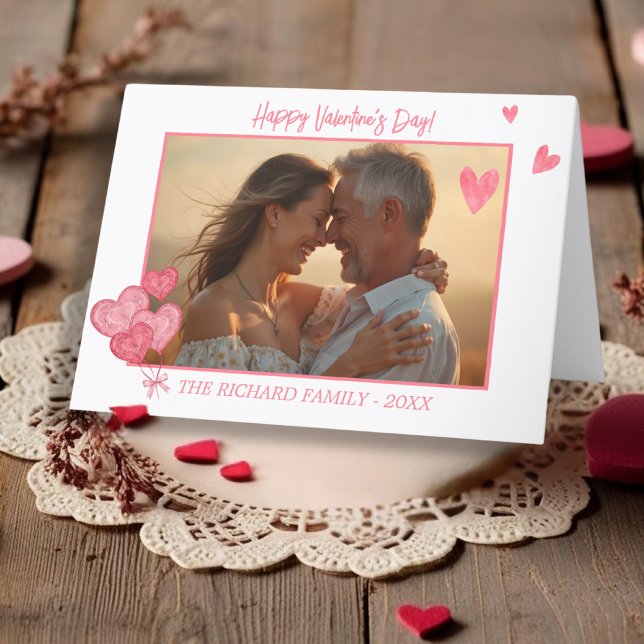 Elegant Photo in Romantic Tones Helgkort (Elegant Photo in Romantic Tones Holiday Card)
