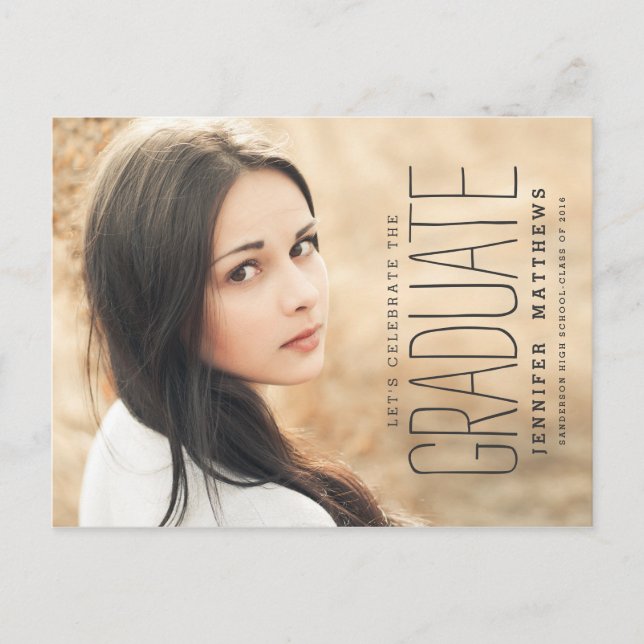 Elegant Photo | Inbjudan till Studentfest 2016 (Framsida)