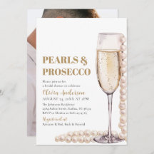 Elegant Photo Pearls and Prosecco Möhippa