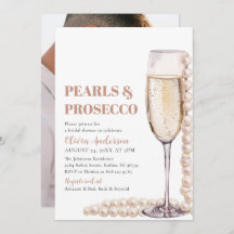 Elegant Photo Pearls and Prosecco Möhippa