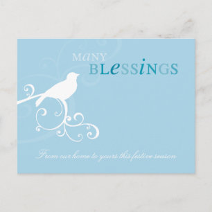 ELEGANT PHOTO POSTCARD: whimsicalbird 5A Helg Vykort