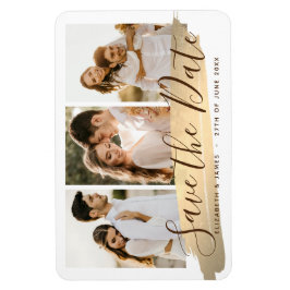 Elegant Photo Save The Date Magnet Invitation