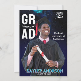 Elegant Photo Studenten Doktor of Medicine Inbjudningar