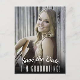 Elegant Photo Studenten Spara datum Vykort