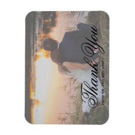 Elegant Photo Tack Wedding Favor Magnet