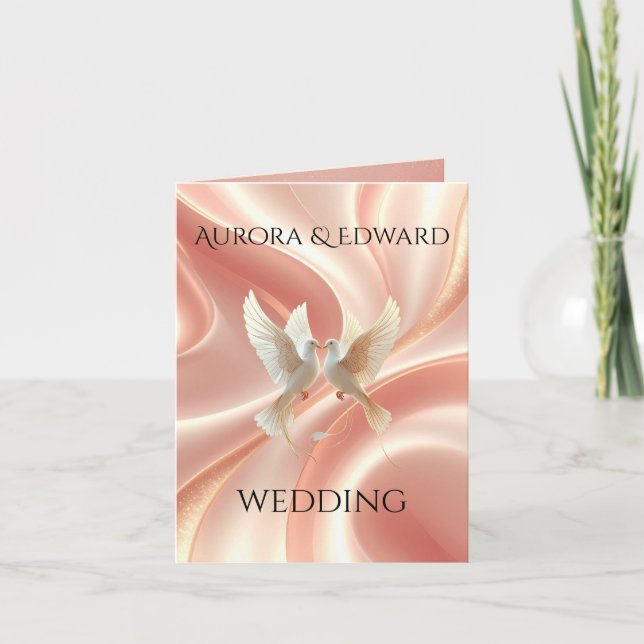 Elegant Photo Wedding Invitation Card – Modern Inbjudan (Framsida)
