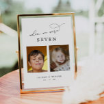 Elegant Photo When We Were Age Bordsnummer<br><div class="desc">Elegant Photo When We Were Age Table Number</div>