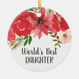 Elegant Photo World's Best Daughn Julgransprydnad Keramik