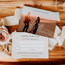 Elegant Photography Gift Certificate | Presentkort