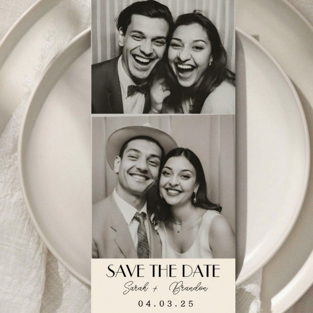 Elegant Photoshop Typography Qrcode Spara datum Inbjudningar (Skapare uppladdad)