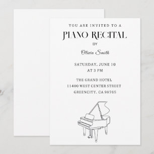 Elegant Piano Skäl Inbjudan att lämna anbud