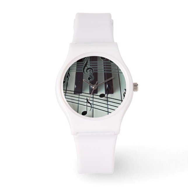 Elegant Piano Watch Armbandsur (Framsida)