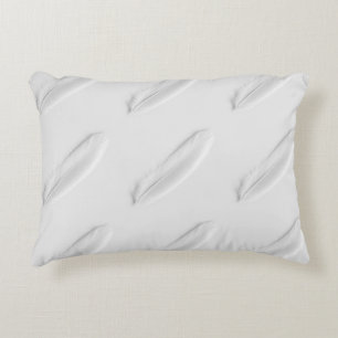 Elegant Pillow för vitfjädrar Prydnadskudde