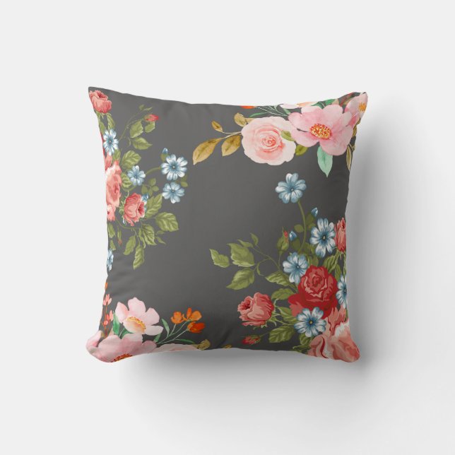 Elegant Pillow Mönster Design för Snyggt Home Dec Kudde (Framsida)