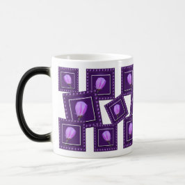 Elegant Pink and Purple Spring Blossom Floral Mugg