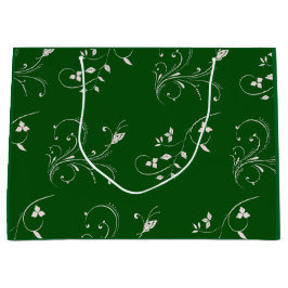 Elegant Pink Floral Swirl 